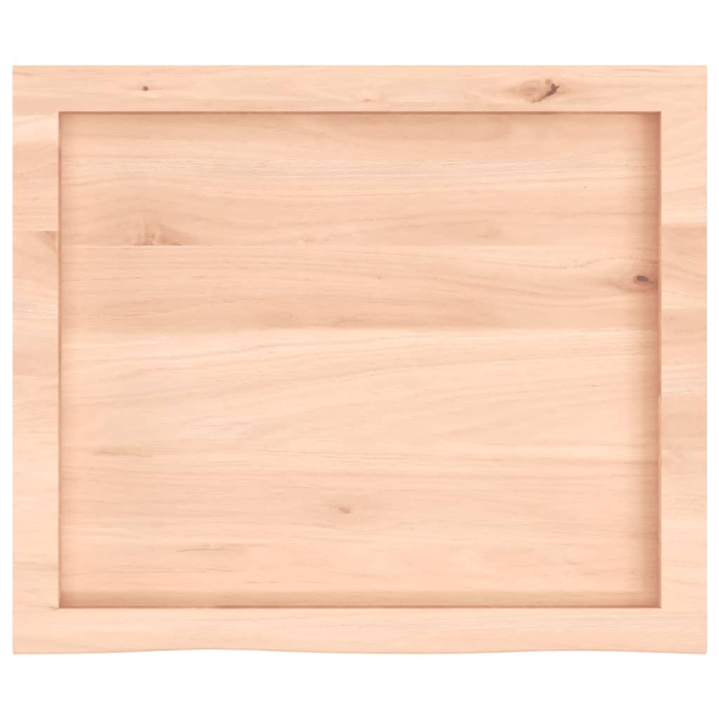 vidaXL Étagère Murale 60x50x(2-6) cm Bois de chêne Massif Non traité