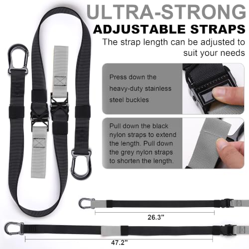 Image of Home Resistance Training Kit | Full-Body Workout with Suspension Trainer Straps, Door Anchor, Handles, and Carrying Bag | Complete Home Gym Equipment