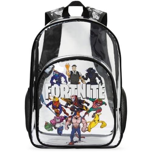 Get Trend Fortnite Clear Backpack for Boys for School, Travel, Festival