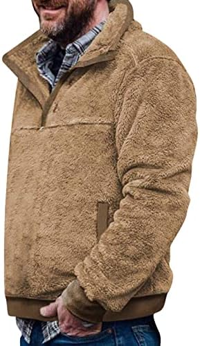 Eashery Mens Hoodies Pullover Men's Sports Casual Full Zipper Long-Sleeved Hooded Sweater with Pockets Jogging Track and Filed Gym Training Hoodie re6 Khaki