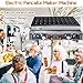 KHTD Mini Pancake Maker Machine, 50PCS Electric Nonstick Dutch Pancake Maker 110V 1600W, Commercial Muffin Maker with 2 Thermostats & 2 Timers Separate Control for Home Restaurant (12