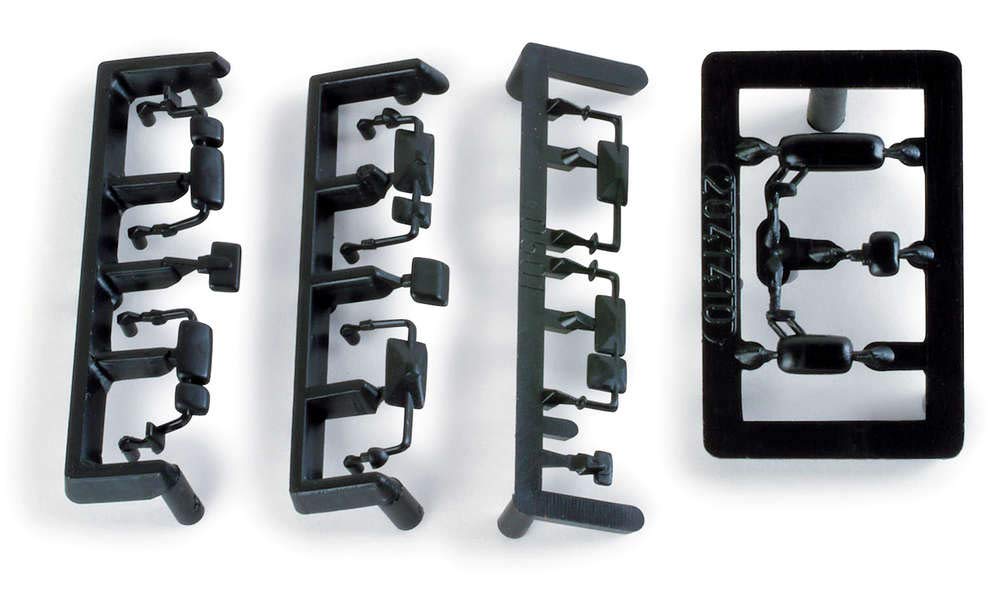 herpa 052733 052733-Miniature Model-Truck Mirrors, 90's Assembly