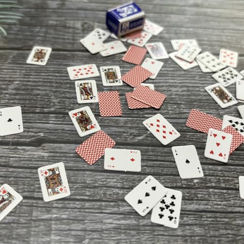 Mini Baraja de Poker Pack de 10 Juegos Miniaturas miniatura 7