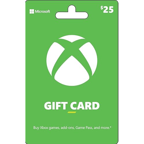 Xbox Microsoft Gift Card (Physical Delivery)