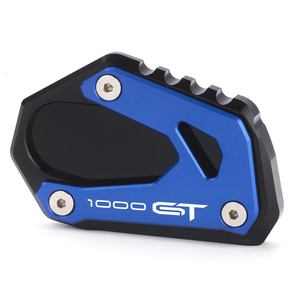 Modeer Per Suzuki GSX-S 1000GT 2022-2023 Moto CNC Supporto Piastra di estensione Cavalletto laterale Stand Pad gsxs 1000 gt gsxs1000gt accessori (blu)