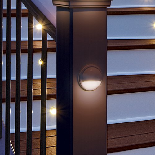 Led Post Lamp- Bronze, Bzlampledc #TOP4