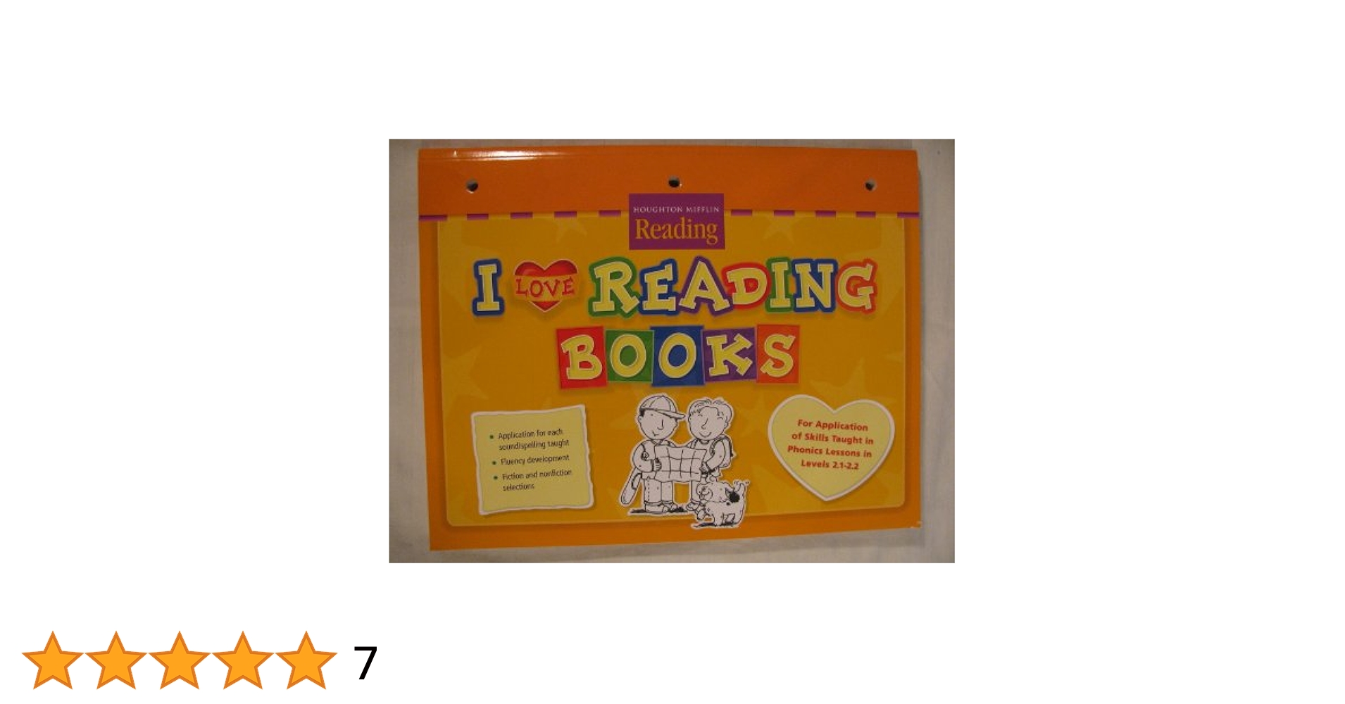 Houghton Mifflin Reading: I love Reading Books, Level 2.1