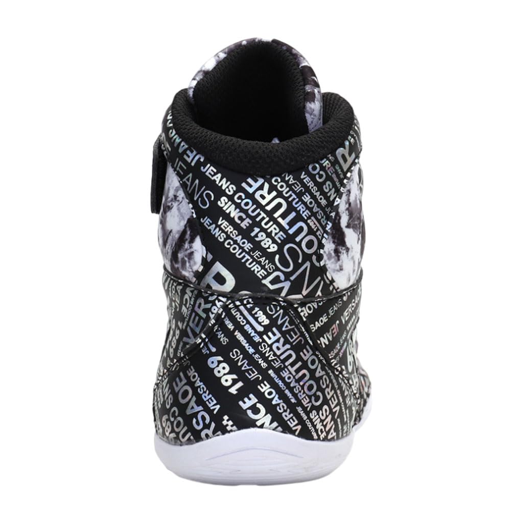 Chaussures de Boxe pour Jeunes Adultes,Chaussures de Lutte pour Hommes et Femmes,Chaussures d'exercice Montantes,Chaussure De Boxe,pour Taekwondo,Boxe,Taichi,Lutte,Compétitions