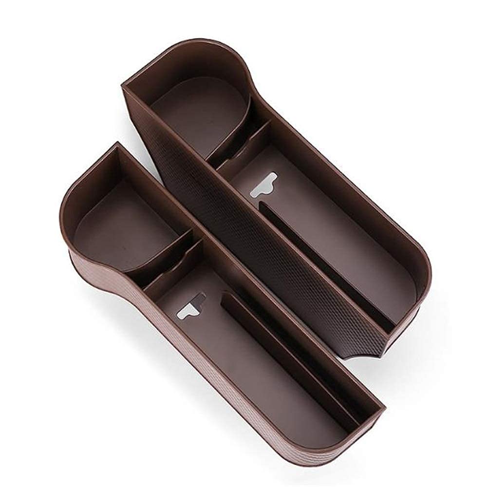Asiento de coche caja de almacenamiento organizador auto gap pocket multifunción