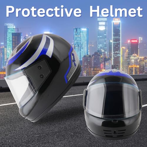 Image of Sage Square Audi Kimi Full Face Helmet | ISI Certified | Clear Visor | Ultra Comfort Inner Padding Extra Comfort & Stylish