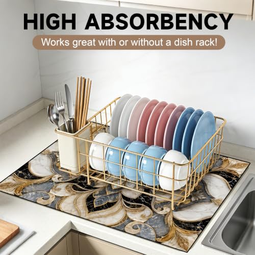 Image of Stove Burner Covers Non-Slip Electric Cooktop Protector Mat (Ornate)