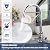 iVIGA Single Hole Cold Water Faucet: Deck Mount Kitchen Cold Only Faucet - Brass Utility Outdoor Sink Faucet - Commercial Bar Water Faucet Rv Faucet for Kitchen Farmhouse Laundry Rv Bar - Chrome