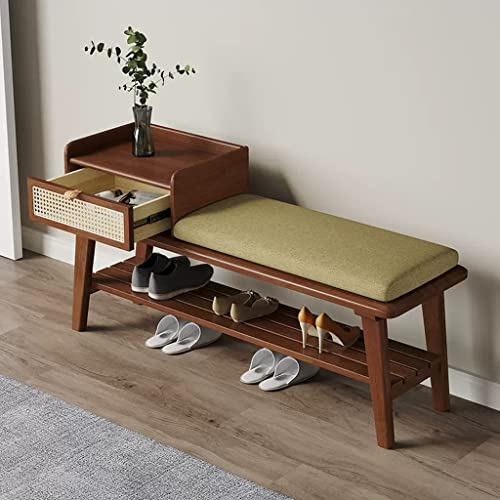 Tabouret à chaussures rembourré pour optimiser l'organisation de l'entrée - 6