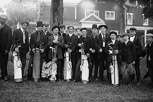 Private Golf Club Caddies at Baltusrol in New Jersey Poster Print by unknown (24 x 36)