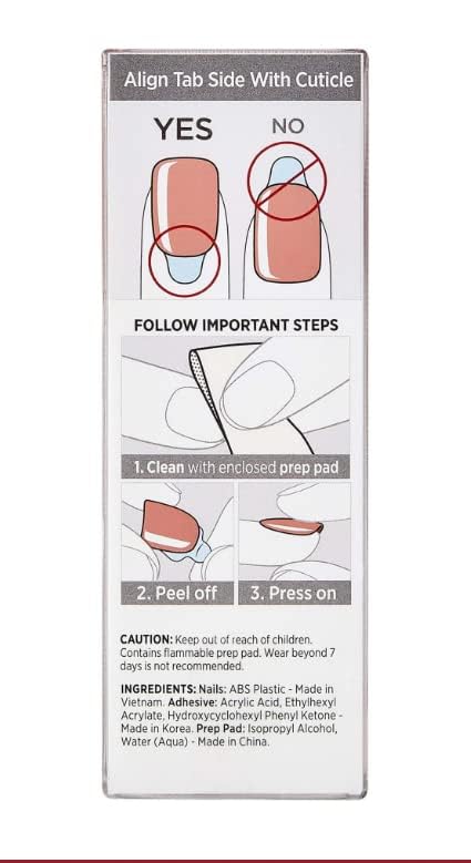 Miniatura 5 de KISS Impress Color 30 uñas neutras de color sólido, tiras adhesivas, almohadilla de preparación, mini lima y barra de manicura (caramelo #85670)