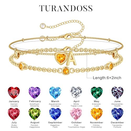 Save on Turandoss 14K Gold Plated Birthstone Bracelet with Code HLPR7LDX - Image 6