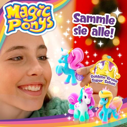 Craze Magic PONYS | Wunderschöne Ponys Spielzeug zu Sammeln, 18 Verschiedene Ponys Figuren zum Sammeln - Pferde Mädchen Geschenk und Jungen