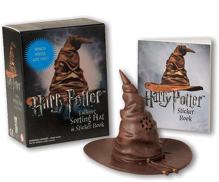Harry Potter Talking Sorting Hat and Sticker Book: Which House Are You? (RP Minis)