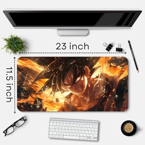 Image of Anime fearturing Large Gaming Mouse Pad, Extended Desktop Mat, 58 x 28 cm. (DS 9)