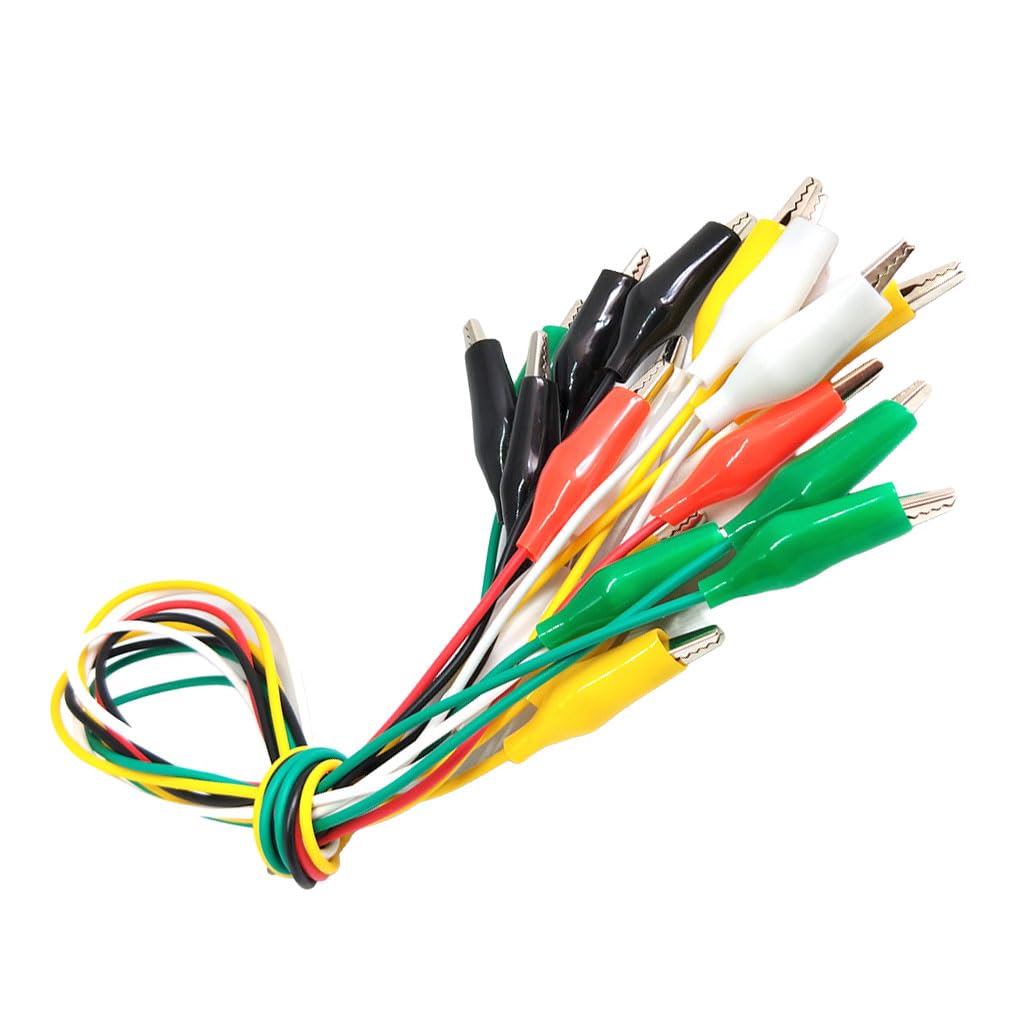 Neaxgeandx Pack Of 10 Alligator Clip Resilience Widely Applicable Testing Device Test Leads Crocodile Clips Multipurpose Electrical Clamp