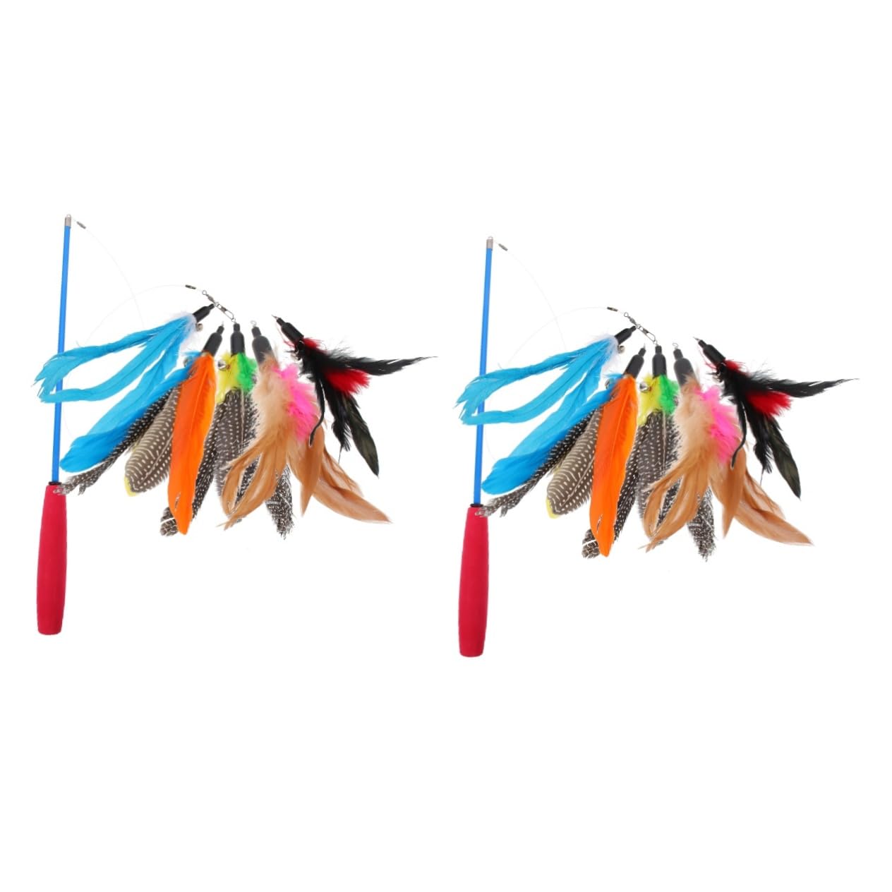 Katzenspielzeug für das Spielen im Innenbereich, 2 Sets, leichtes Design, fördert Bewegung und reduziert Stress für Kätzchen