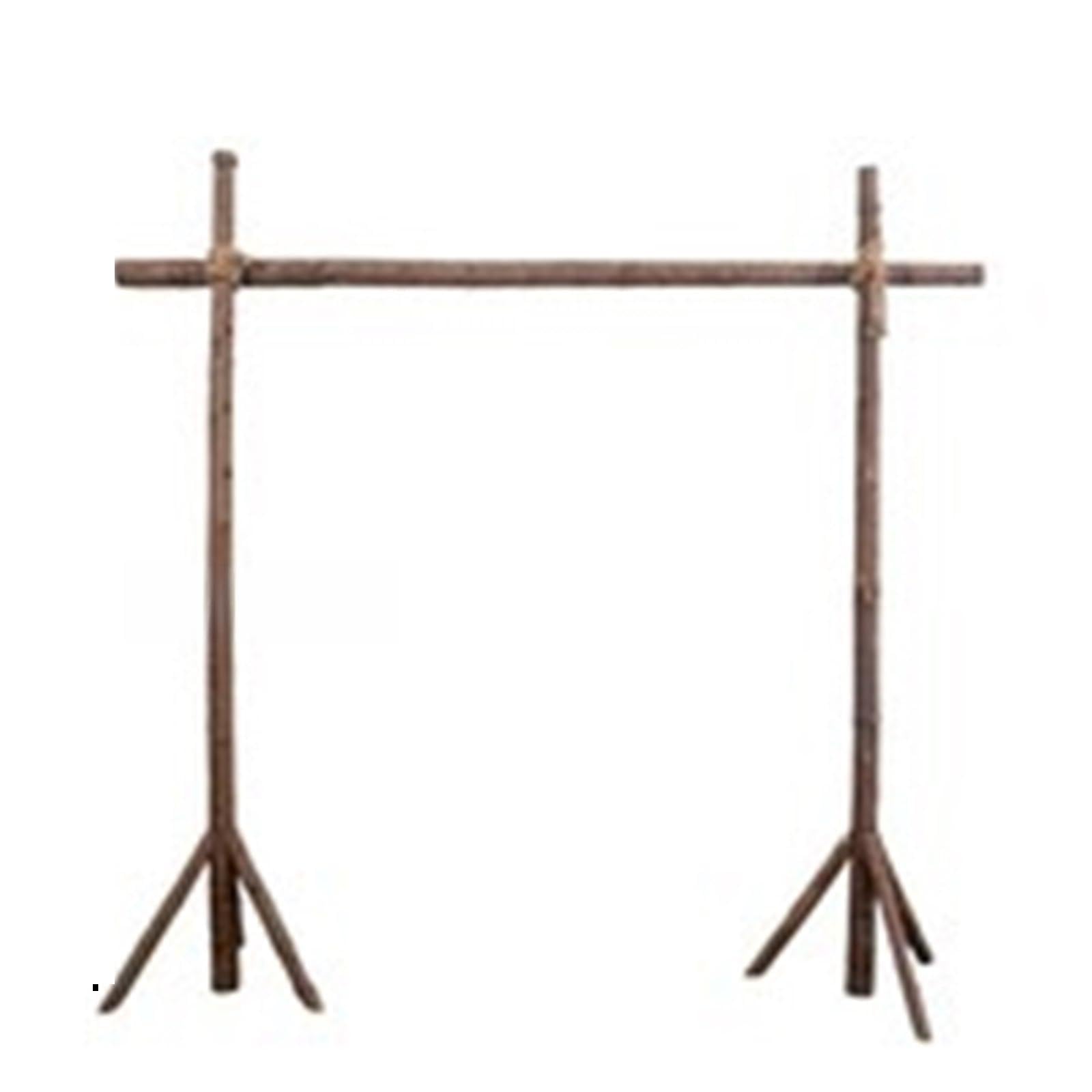 Xuanning Store Hochzeitsbogen aus Holz mit weißem Garn, quadratisches Design für Partys, Gartendekoration, Geburtstags- und Festival-Requisiten, 1,5 x 1,5 m, keine Blumen erforderlich