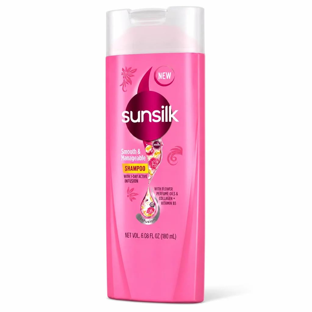 Amazon | SUNSILK Shampoo CO-CREATIONS Smooth&manegeable 180ml サン