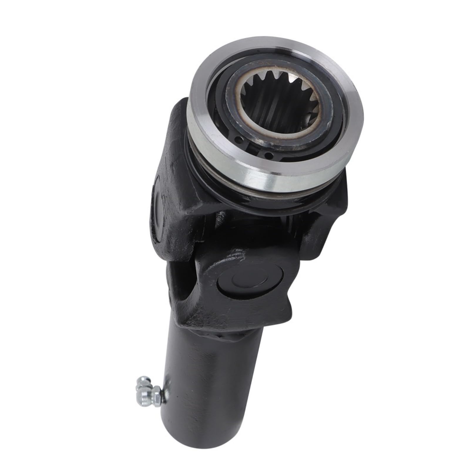 Autoparts 398914 - Acoplador de junta en U hembra de medio eje PTO, eje de media manga PTO con junta en U de repuesto para cortacéspedes de montaje frontal de saltamontes