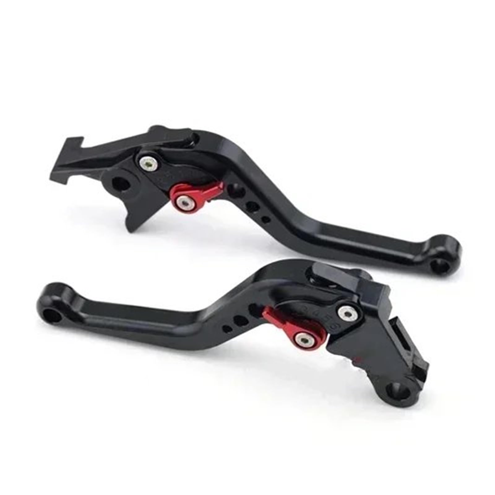 TINGYUS Motorbike Brake Lever for Kawasaki for Z750 for Z750S for ER6N ER6F for ZRX400 for ZXR400 for 400/600 Short Brake Clutch Levers(Short Black)