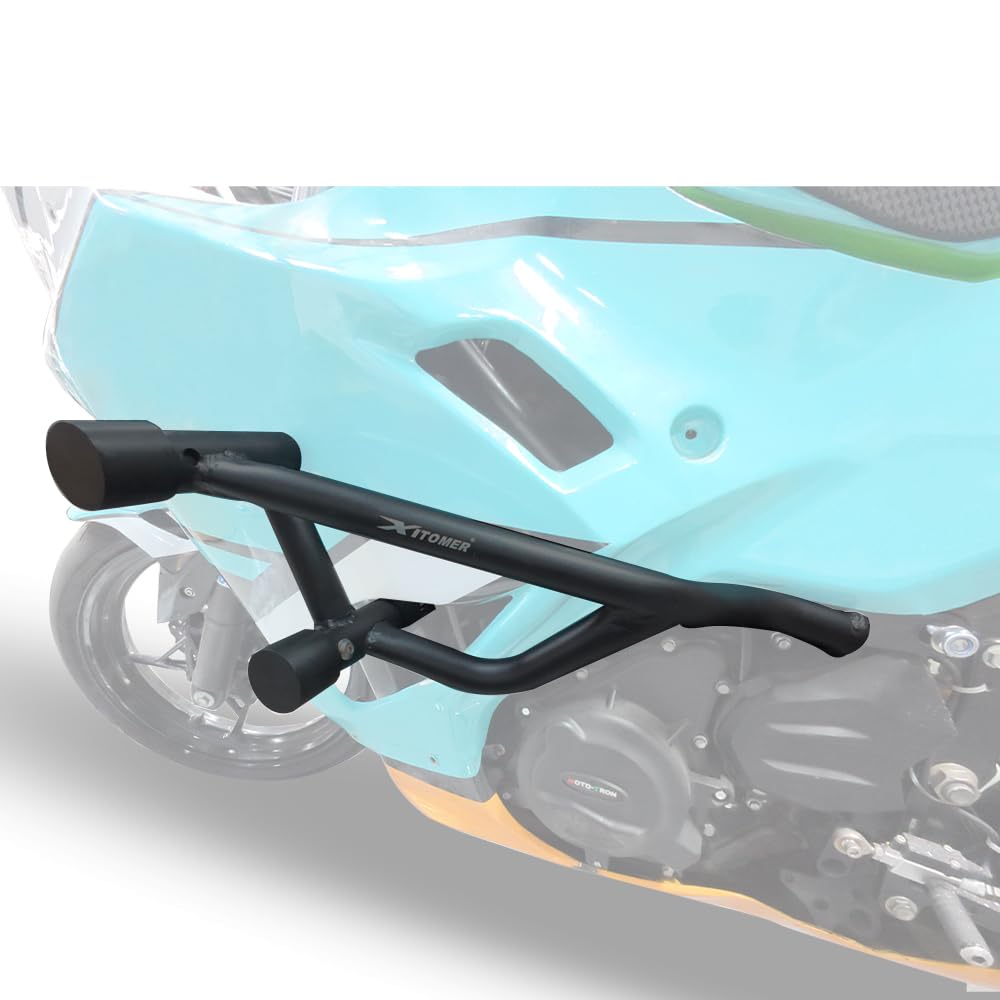 Xitomer, Barra di protezione per motore Stunt Cage Highway per Ninja 500 Z500 2024-2025, Z400 2019-2024, Ninja 400 2018-2025, Gabbia d'urto per moto