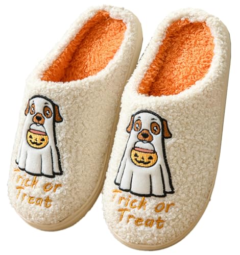 Fuzzy Dog & Cat Slippers Cute Animal House Slippers for Women Fluffy Furry Women's Warm Winter Slipper Indoor Outdoor 2025