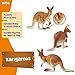 Schleich Wild Life Kangaroo Animal Figurine - Detailed Wild Animal Kangaroo Toy Figure, Durable for Education and Fun Play, Perfect for Boys and Girls, Gift for Kids Ages 3+
