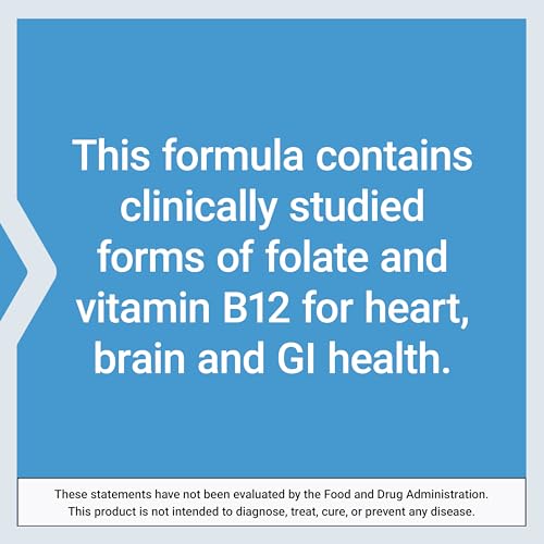 Bioactive Folato e Vitamina B-12 (90 Caps) Life Extension