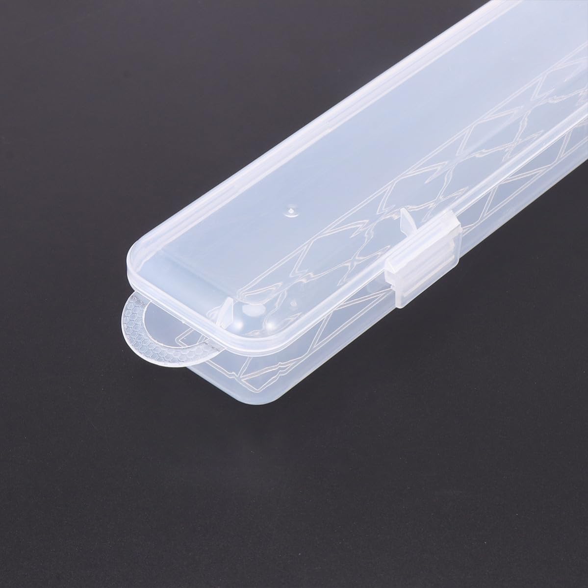 Zerodeko 3 Pezzi Scatola per Conservare Porta Pennelli Multifunzione Trasparente in Plastico Portatile e Parti, Organizer e Organizzare per Pittura Essenziali Quotidiani la Casa