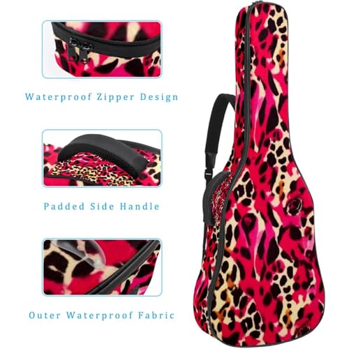 Housse pour guitare imprimé léopard 104 cm imperméable Oxford - 4