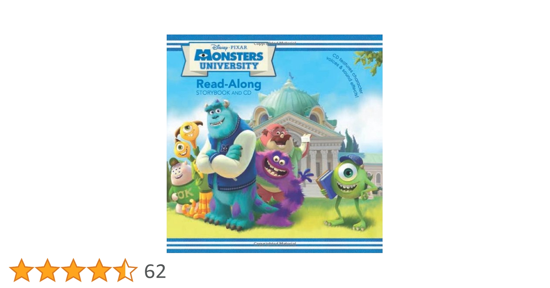 アニメ Monsters University Read-Along Storybook Monsters University: Glass, Calliope, Disney Storybook