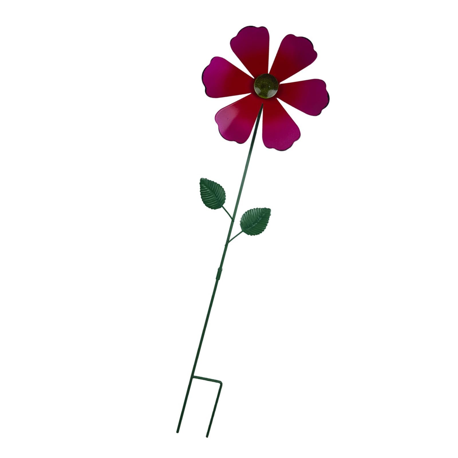 Handcrafted Metal Winds Spinner Sculpture Metal Windmill Stake Yard Art Decoration for Outdoor Spaces Outdoor Decorative Windmills