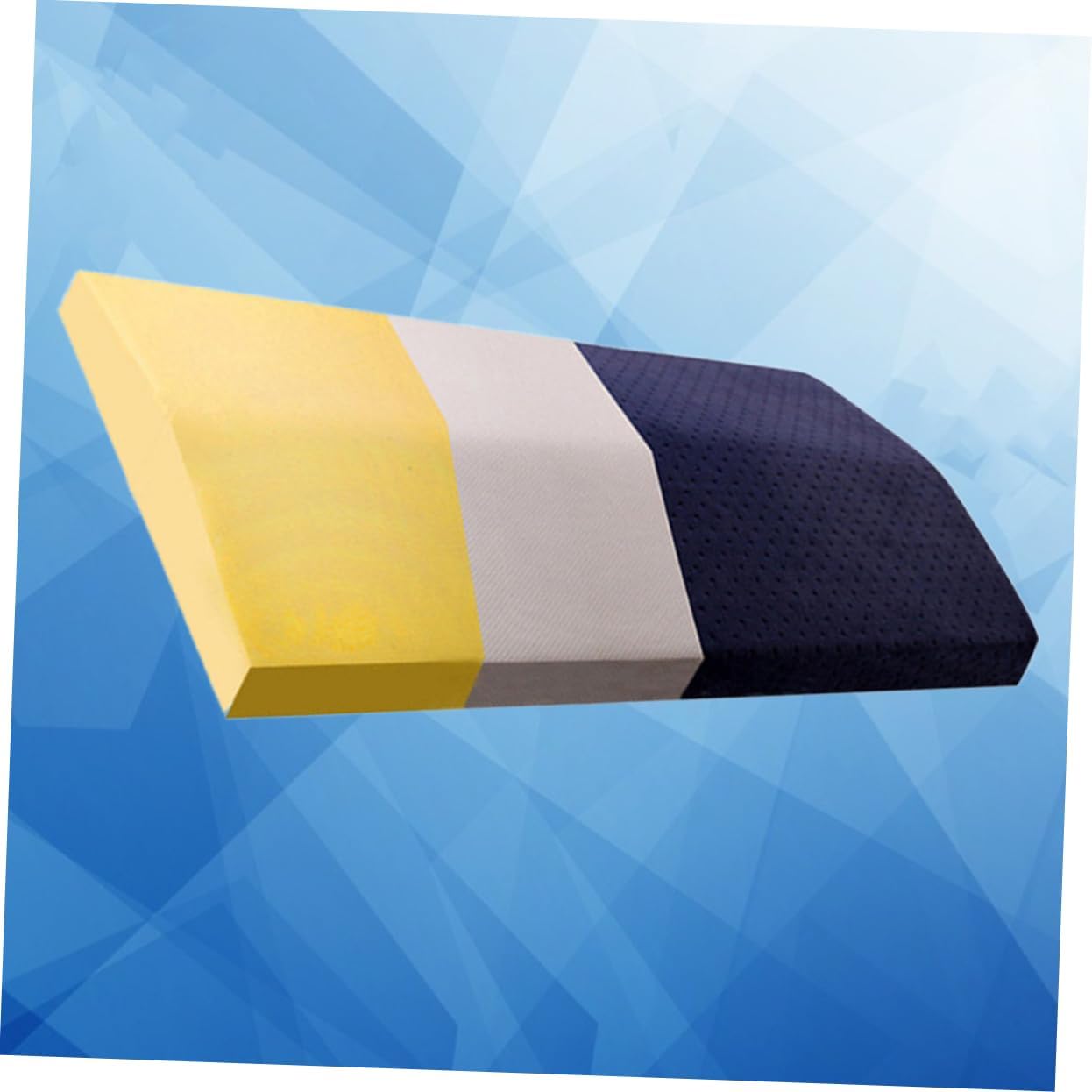 1pc Lumbar Waist Pillow for Pregnant Women Memory Cotton Support Cushion for Sleeping and Office Use Navy Design for Back Pain Relief