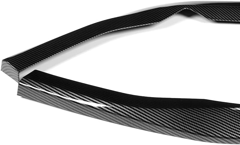 EPARTS ABS Plastic 3PCS ST-Style Front Bumper Lip Splitter Body Kit Trim Protection Compatible With 2022-2025 Subaru WRX (Painted Carbon Style)