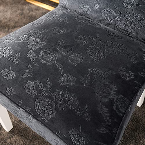 Housse de chaise salle à manger en relief 3D chic et extensible