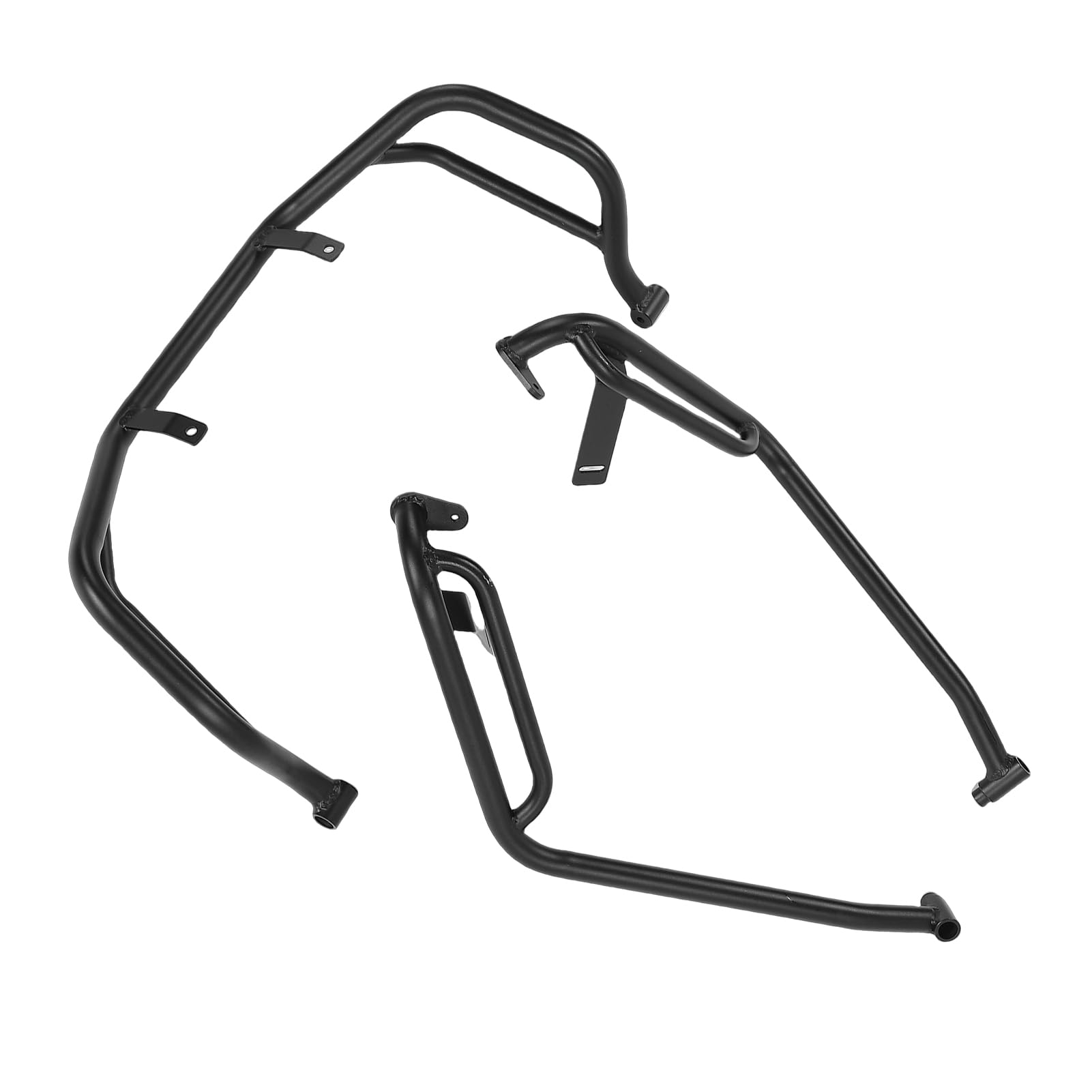 Akozon Motocyklowy Zderzak Ochronny Silnika, Zderzaki Ochronne, Bariera Przeciwwypadkowa, Osłona Przed Upadkiem, Osłona Ramy 25mm Stal Węglowa, Malowana Proszkowo o Grubości 3mm dla