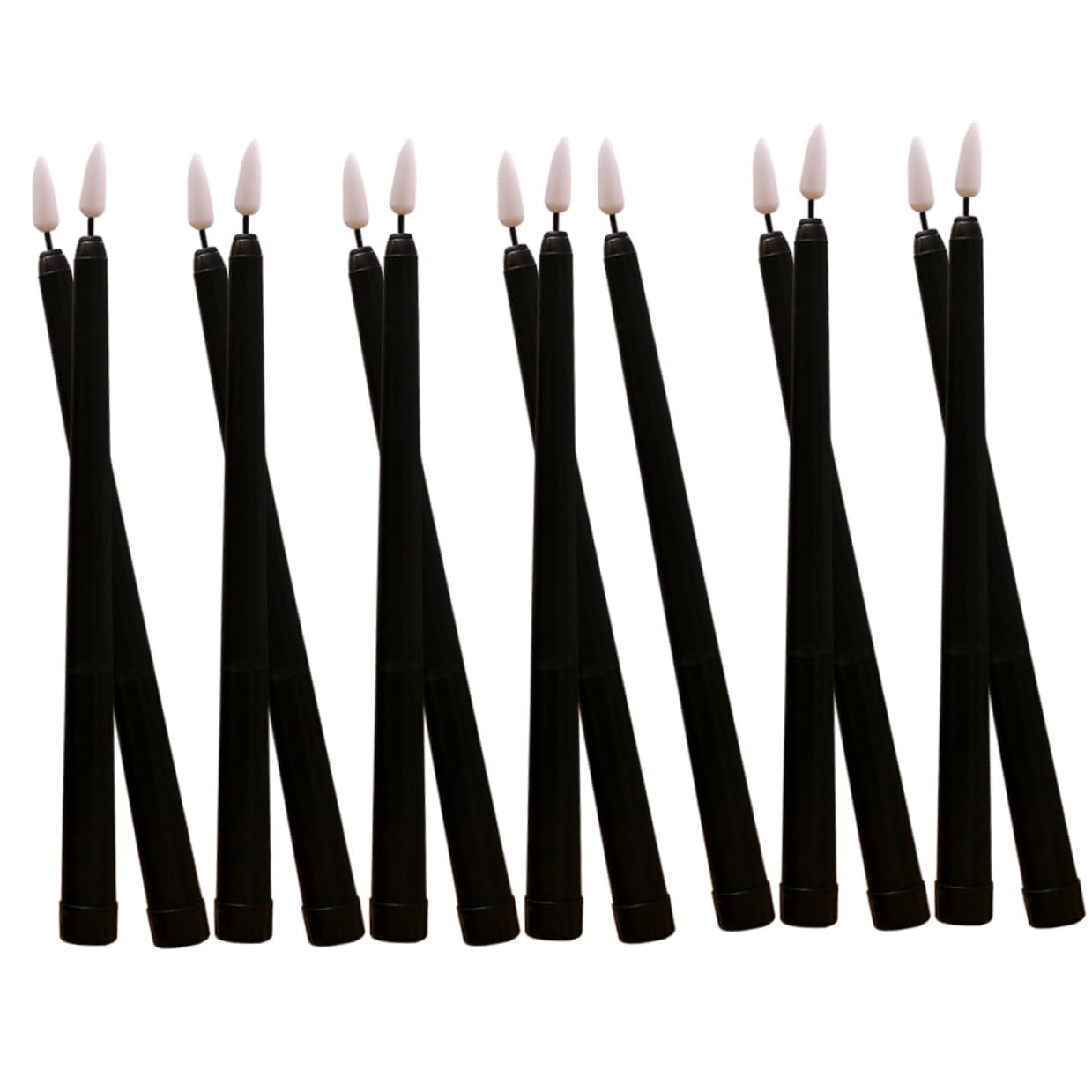 Velas Cónicas LED Pilas Sin Humo Ni Cera para Candelabros 8