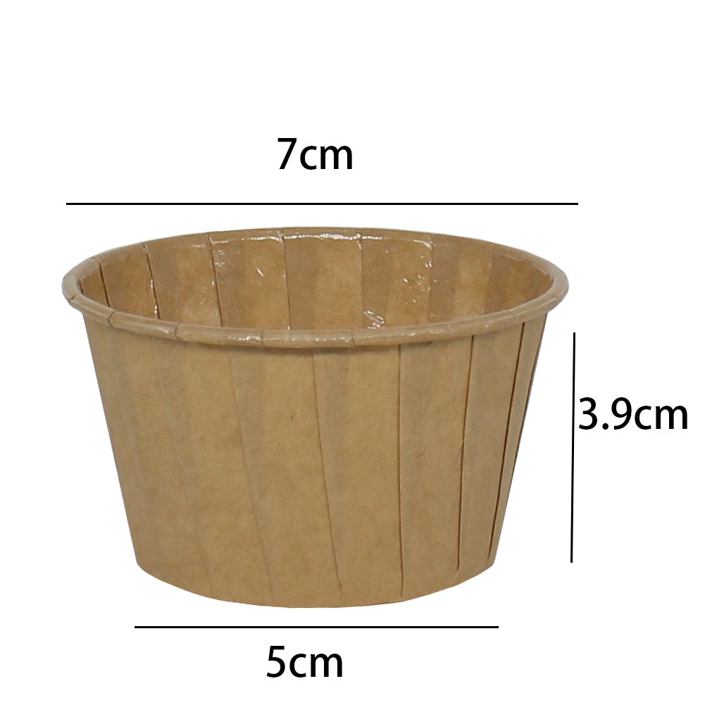 Beiersi 100 Caissettes Cupcake Arc En Ciel Muffin Papier Moules En