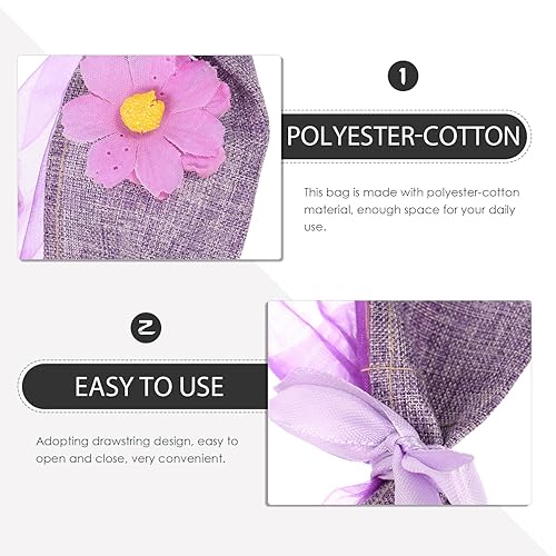 10 bolsas de organza para sachet aroma lavanda miniatura 4