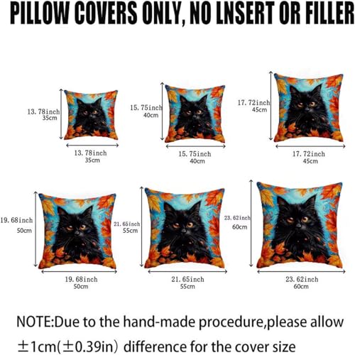 Housse coussin 80x80cm chat idéal pour décorer un canapé de salon ou balcon - 6