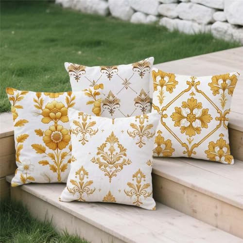 Housse coussin 80x80cm imperméable pour rénover canapé extérieur salon de jardin