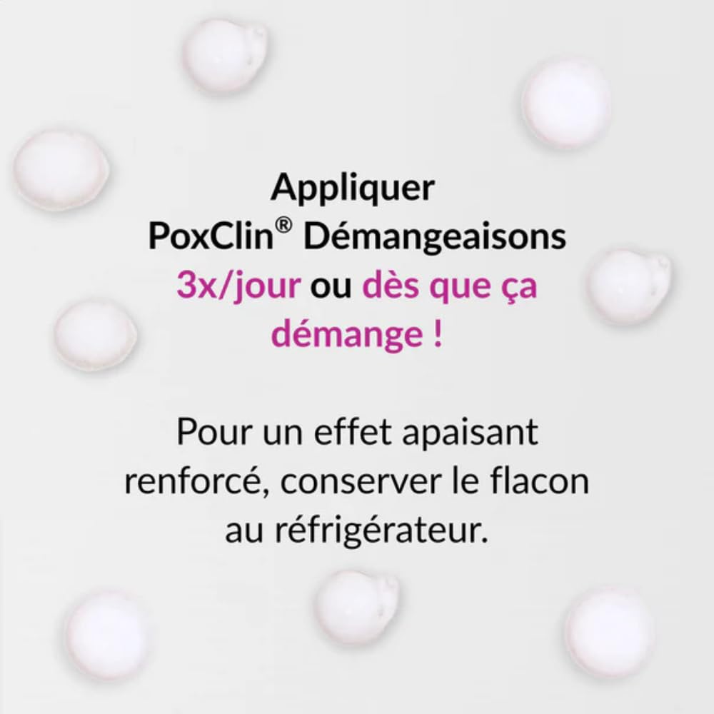 PoxClin® Démangeaisons – Mousse Anti-Démangeaisons – Soulagement en 60 Secondes – Eczéma, Urticaire, Piqûres d’Insectes, Coup de Soleil – Visage & Corps – Dès 12 Mois – 100 ml