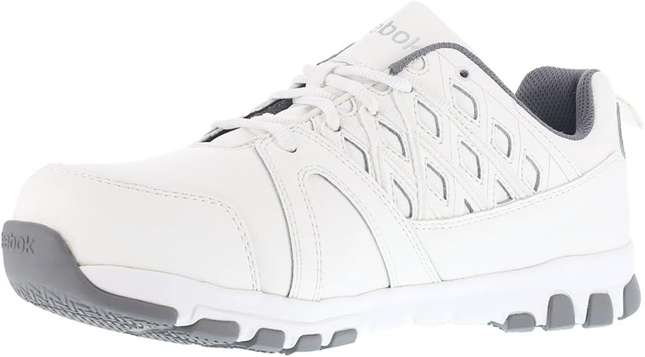 Reebok womens Sublite Cushion Work Safety Toe Athletic Industrial Construction Shoe, White, 10 US