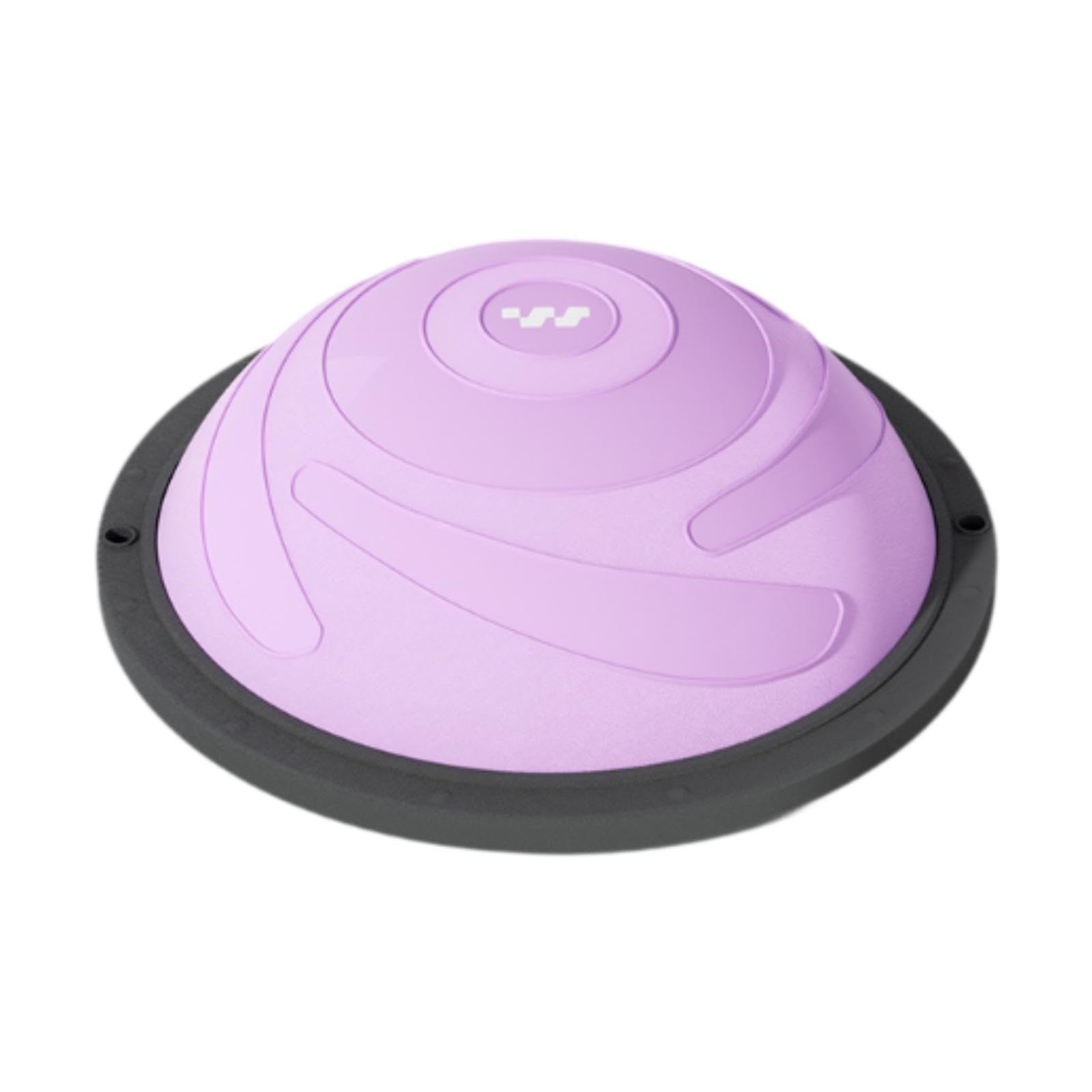 Ballon D'équilibre, Ballon de Fitness, Ballon D'entraînement, Ballon de Pilates Demi-Cercle en Polypropylène Robuste avec Surface Texturée Pou, Violet