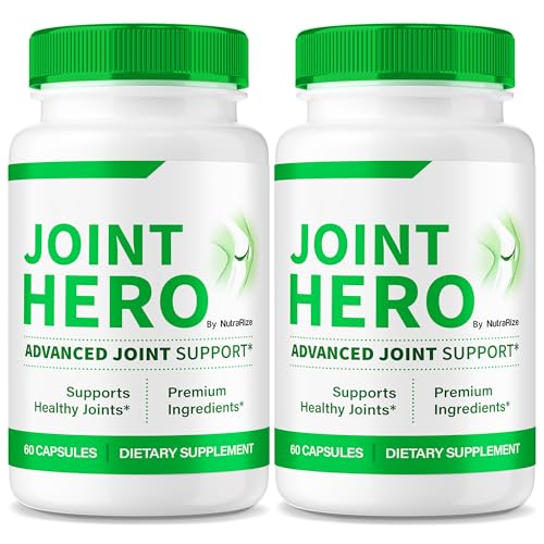(2 Pack) Joint Hero - Joint Hero Advanced Joint Support Formula, JointHero Supplement, Joints Hero Maximum Strength Pills for Enhanced Joint Health and Mobility, JointHero Reviews (120 Capsules)